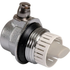 Purgeur d'air automatique 1" pour radiateur - CALEFFI 507621 / 507611