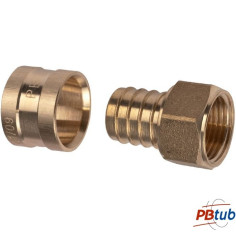 Raccord Femelle fixe - Raccord à glissement NF pour tube PER - PB TUB