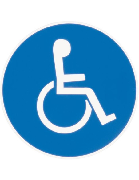 Panneau Parking handicapé Ø 30 cm
