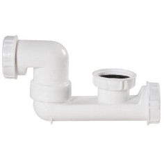 Siphon de baignoire orientable Ø 40 mm avec bouchon de dégorgement VALENTIN