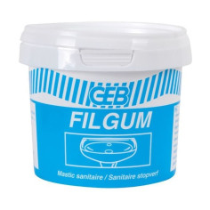 Mastic d'étanchéité sanitaire Filgum - pot 500 g - GEB