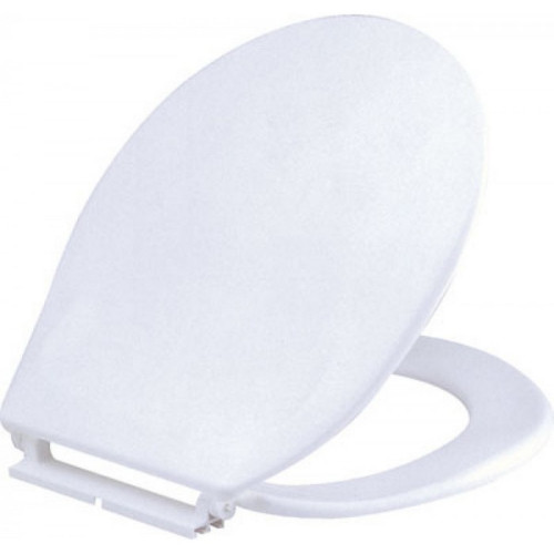 Abattant wc double blanc en polypropylène Monaco - SIAMP