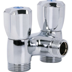 Robinet double équerre de Machine à laver - SFERACO Réf. 1328004