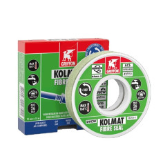 Bande d'étanchéité joint raccords filetés Kolmat Fibre Seal GRIFFON 15m x 12 mm