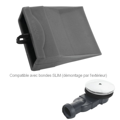 Bonde slim et Membrane souple filtre pour bonde douche Slim WIRQUIN Pro 30719155