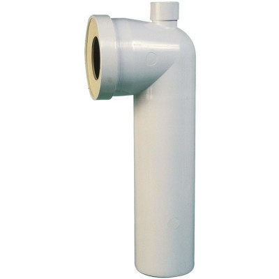 Pipe d'évacuation wc avec prise d'air Ø 100 mm coudée mâle REGIPLAST