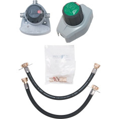 Kit butane fixe 2 bouteilles avec inverseur CLESSE