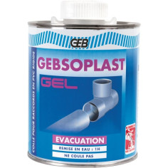 Colle PVC Gel Gebsoplast GEB - Pot 1000 ml