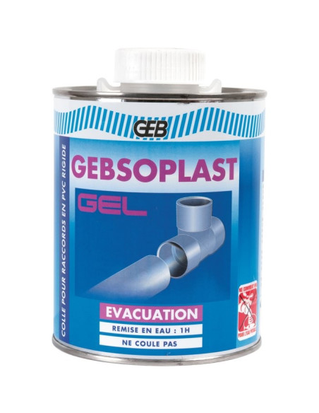 Colle PVC Gel Geboplast GEB - Pot 1000 ml
