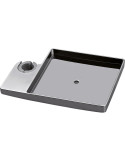 Porte savon carré pour barre Ø 18 - 20 - 25 mm - BOSSINI V00106
