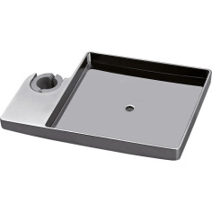 Porte savon carré translucide pour barre Ø 18 - 20 - 25 mm - BOSSINI