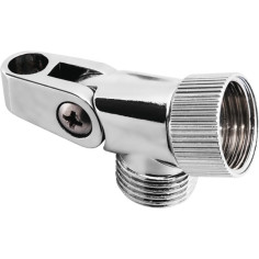 Rotule support douchette 1/2" en laiton chromé - Sélection PLOMBERIE ONLINE
