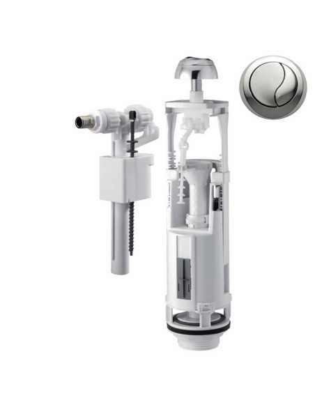 Kit mécanisme OPTIMA S double chasse + robinet flotteur 95L - SIAMP
