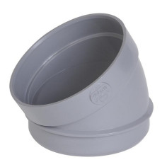 Secteur de coude 30° PVC pour évacuation Ø 100 mm - NICOLL ST3