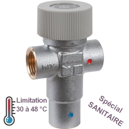 Mitigeur thermostatique de sécurité 30 - 48°C eau chaude sanitaire THERMADOR