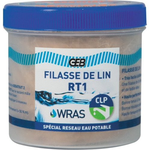 Filasse de lin 80G spéciale eau potable RT1 - GEB