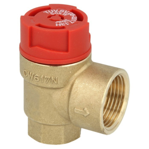 Soupape de sécurité 1/2" - tarage 3 bar - Sélection Plomberie Online