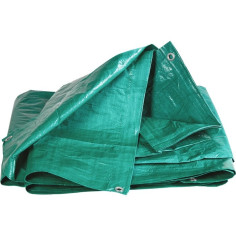 Bâche de protection de chantier à œillets - CAA VERT