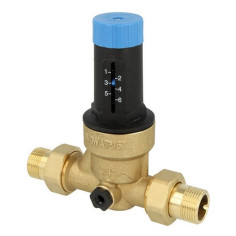 Réducteur de pression MM 3/4" (20x27) réglable avec lecture directe - DRV20/N - WATTS
