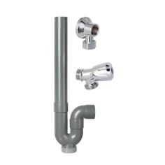 Kit branchement machine à laver - robinet + applique + siphon - SFERACO