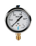 Manomètre radial à bain de glycérine pression 0 - 1 bar M 1/4"