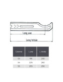 Dimensions Fixation radiateur fonte, console à sceller - Acier zingué - RAM