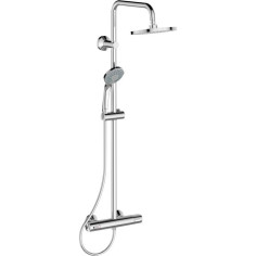 Colonne de douche thermostatique Ø 200 mm Olyos - PORCHER
