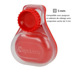 Purgeur de radiateur avec réservoir - Clé de purge 5 mm - CAPRICORN