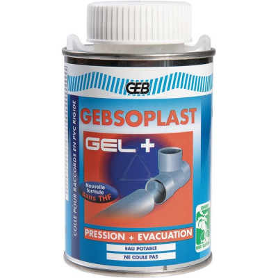 Colle PVC Gel Geboplast GEB - Pot 250 ml