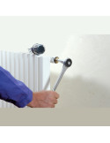 Dimensions clé étagée carrée de radiateur 3/8" à 1" -Sélection Plomberie Online