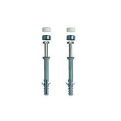 Jeu de fixations WC et bidet Ø 8x80 mm Fixol - PLOMBELEC