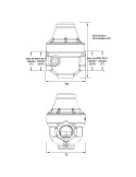 Dimensions Réducteur de pression Isobar+ FF 3/4" - 20x27 - ITRON