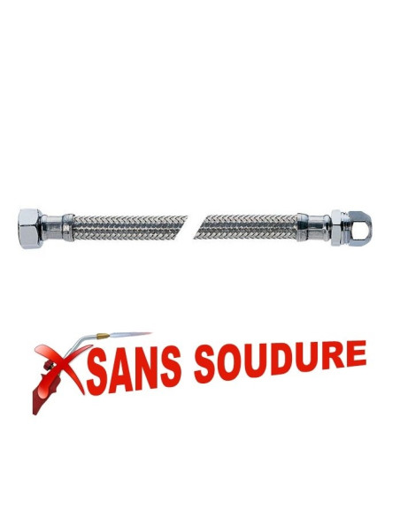 Flexible Inox Femelle - raccord instantané à compression - TUCAI