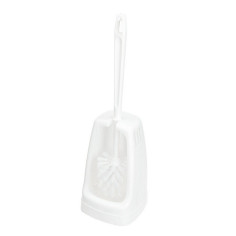 Porte balai WC blanc avec balayette - Sélection PLOMBERIE ONLINE