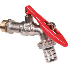 Robinet vanne de puisage cadenassable M15x21-Sortie M20x27 - SFERACO