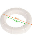 Dimensions Bague de réparation universelle pour pipe de wc