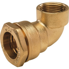 Raccord coudé Femelle 1/2" - PE Ø 20 mm à compression - ARCO