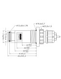 Robinet thermostatique intégré RA-N - DANFOSS Réf 013G0270