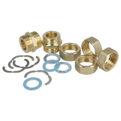 Raccord DN12 - 1/2" pour inox annelé solaire (vendu par 4)