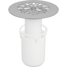 Grille Ø 84 mm + tasse réf. 0411242 pour bonde de douche - NICOLL