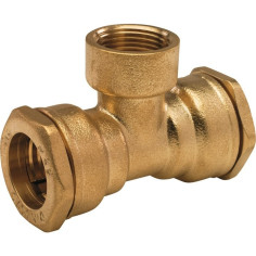 Té PE Ø 25 mm avec dérivation Femelle 3/4" pour tube polyéthylène - ARCO