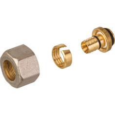 Raccord multicouche Ø 16 x 2 mm à compression - spécial RBM 24,5 x 19 - RBM