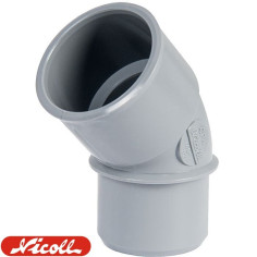 Coude 45° MF PVC à coller NICOLL