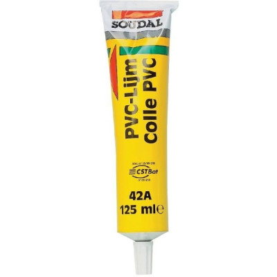 Colle PVC SOUDAL 42A - tube 125 ml