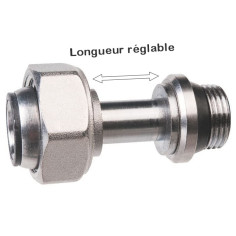 Douille télescopique rénovation pour robinet et coude de réglage radiateur - GIACOMINI